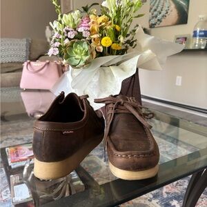 Clarks Brown Boat Shoes